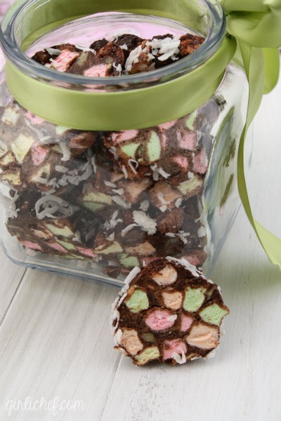 Fudgy cathedral cookies