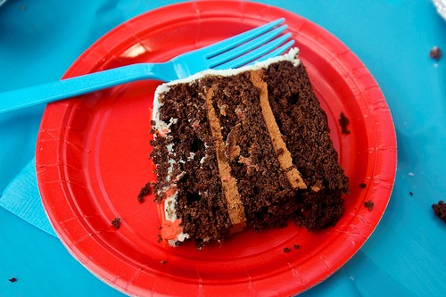 Fudgy chocolate sheet cake