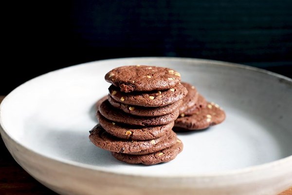 Fudgy condensed milk cookies