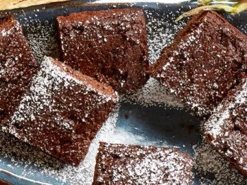 Fudgy Mexican chocolate brownies 