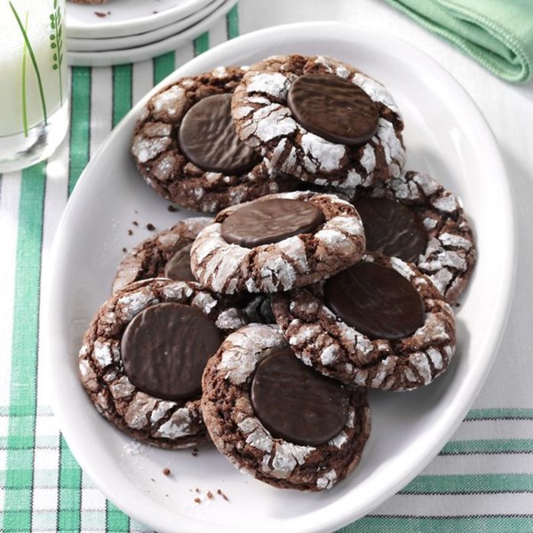 Fudgy mint cookies 