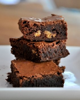 Fudgy one bowl brownies