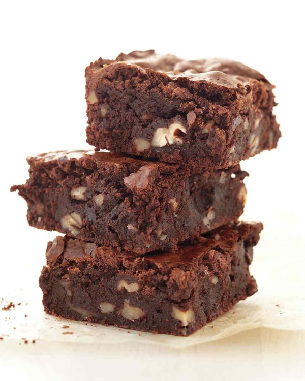 Fudgy pecan brownies