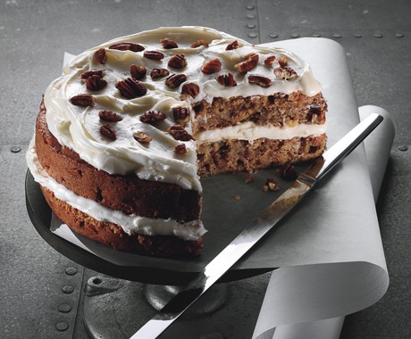 Fuji apple spice cake with cream cheese frosting