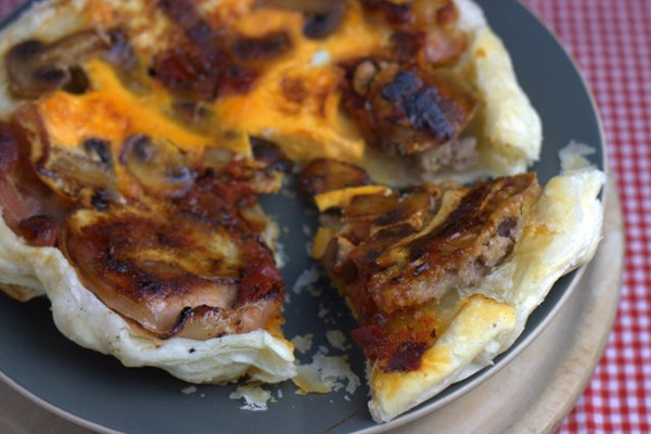 Full English breakfast tarte Tatin
