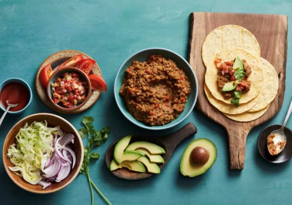 Full-on taco bar