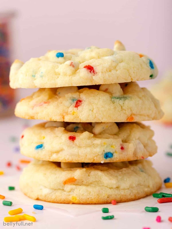 Funfetti cake mix cookies