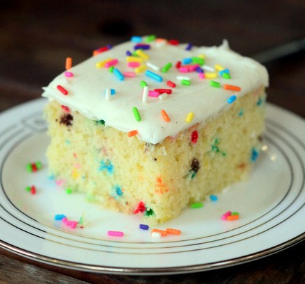Funfetti cake without a cake mix