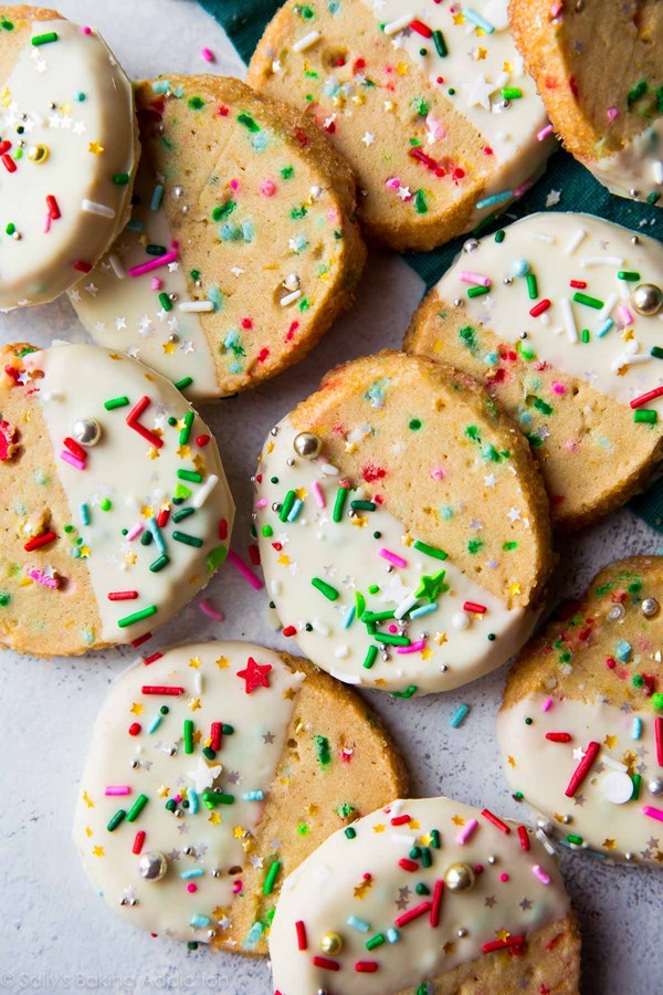 Funfetti slice ‘n’ bake cookies