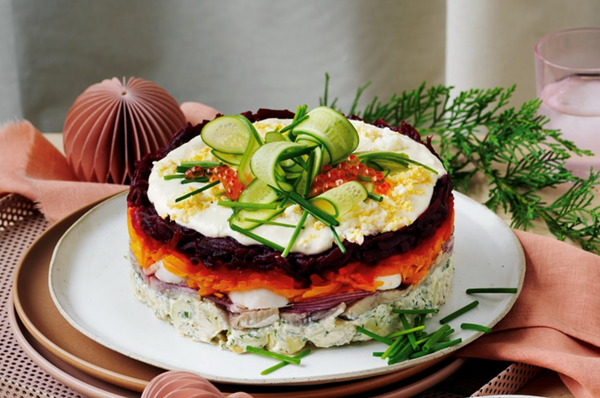 Fur coat salad cake (Shuba)