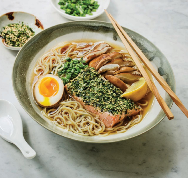 Furikake salmon ramen