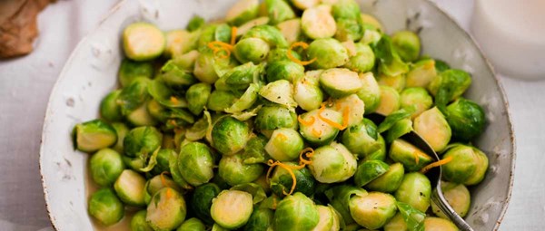 Gabby's sprouts with ginger and orange