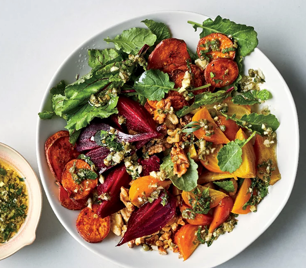 Gail's caper-walnut vinaigrette