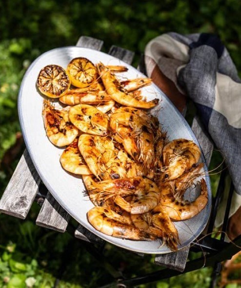 Gambas a la plancha