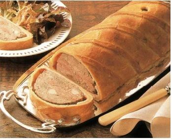 Game pâté en croûte