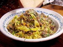 Game ragù with pappardelle