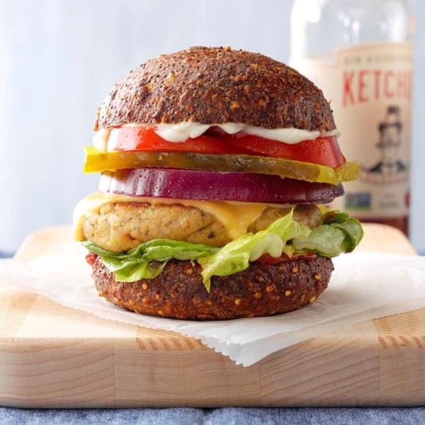 Garbanzo bean burgers