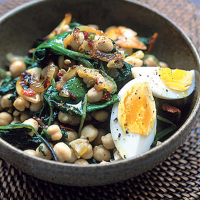 Garbanzos con espinacas