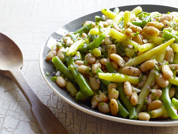 Garden bean salad
