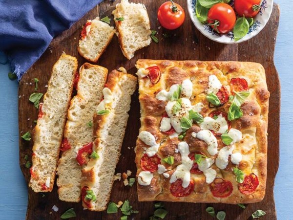 Garden focaccia