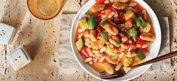 Garden-fresh gnocchi