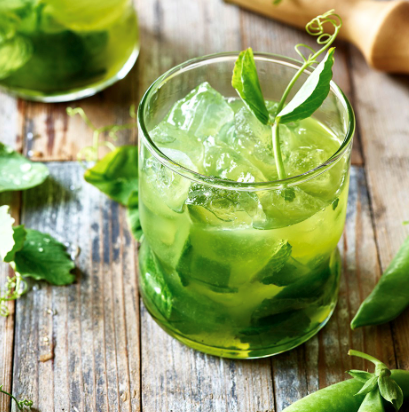 Garden-fresh mint julep