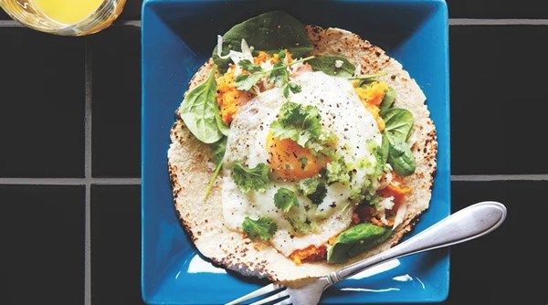 Garden goddess breakfast "burritos" [Seaside Cafe & Bakery]