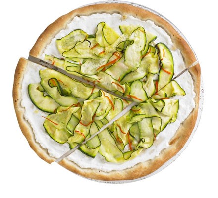 Garden pizza