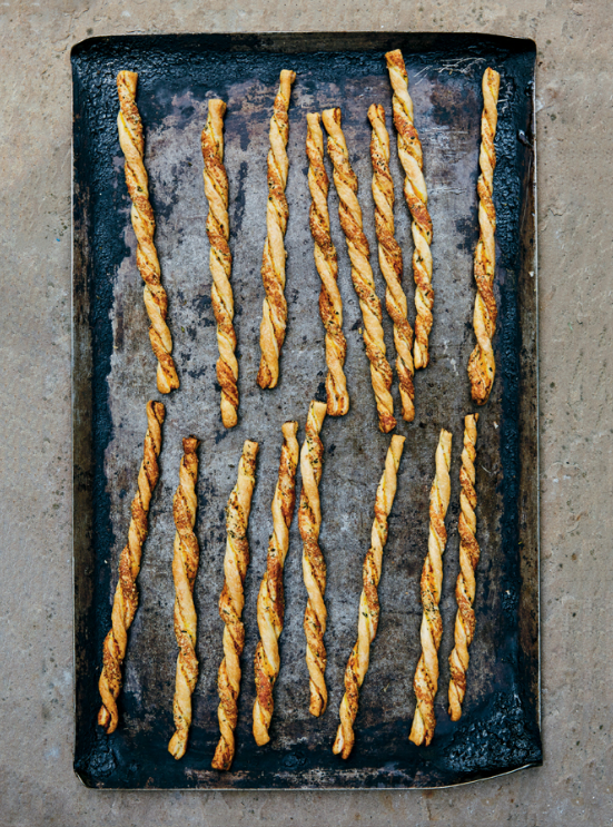 Garden squash & Old Winch cheese straws