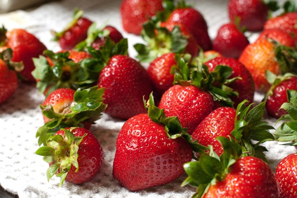 Garden strawberry preserves