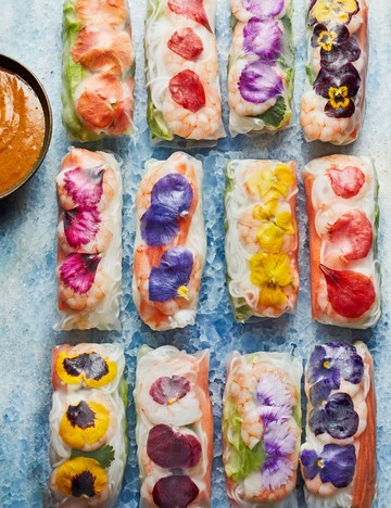 Garden summer rolls