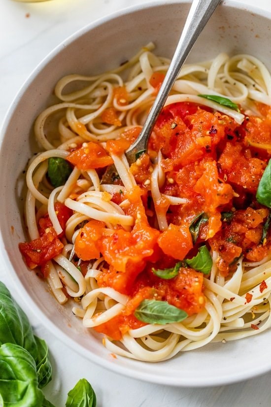 Garden tomato sauce