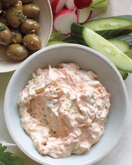 Garden veggie dip