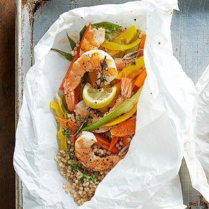 Garden veggie shrimp