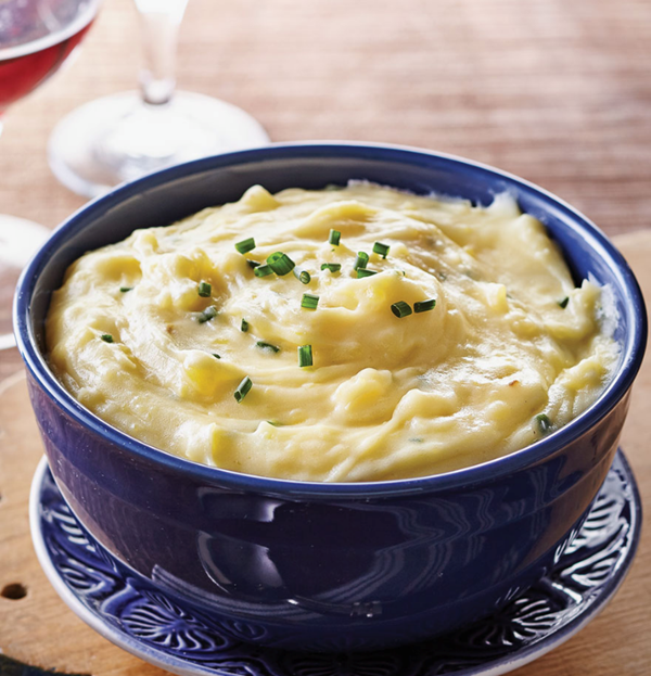 Garlic & chive mashed potatoes