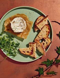 Garlic & herb macadamia cheese