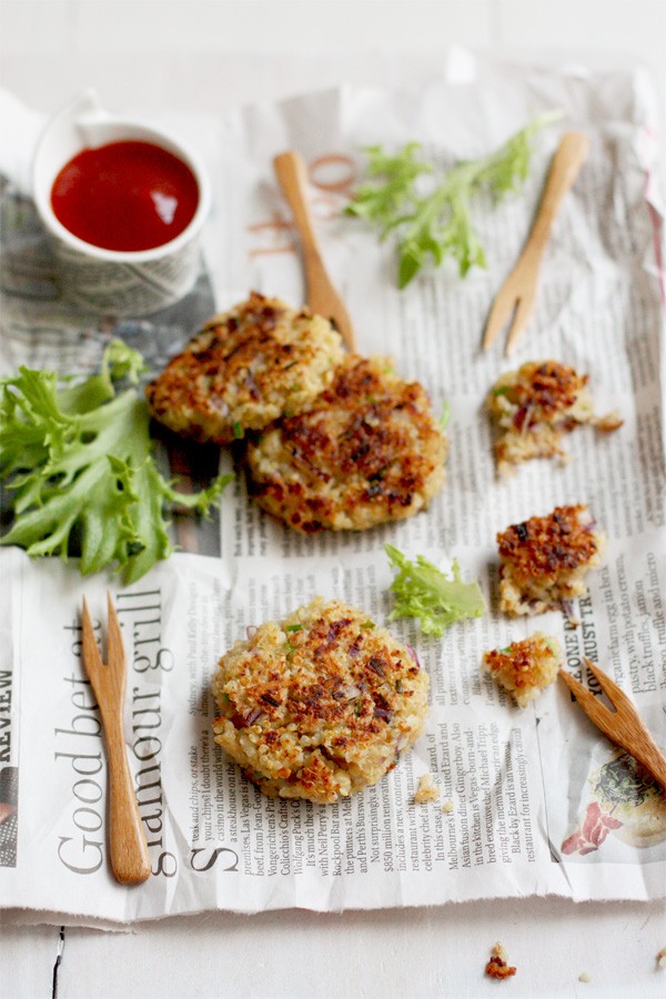 Garlic & quinoa thyme patties