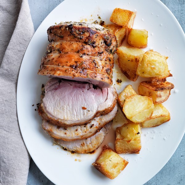 Garlic & rosemary roast pork loin [Ethan Stowell]