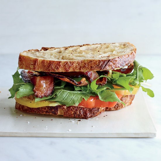 Garlic aioli BLTs