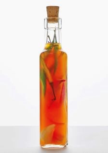 Garlic and chile table vinegar (Suka at bawang)