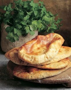 Garlic and coriander naan