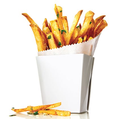 Garlic and herb oven fries