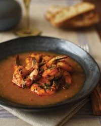 Garlic-and-paprika shrimp