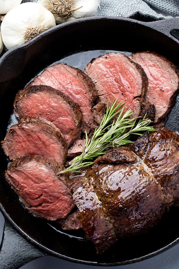 Garlic-brown butter beef tenderloin