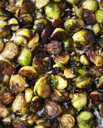 Garlic butter Brussels sprouts 