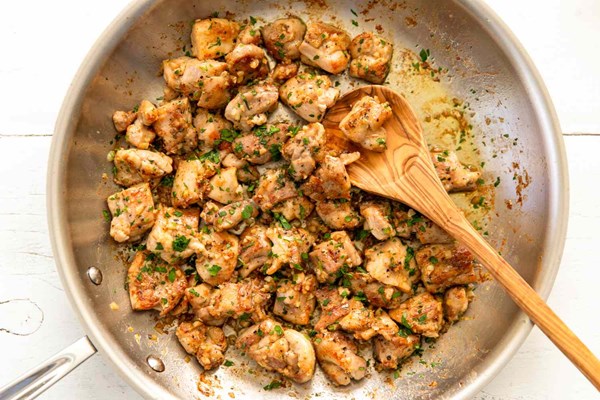 Garlic butter chicken bites