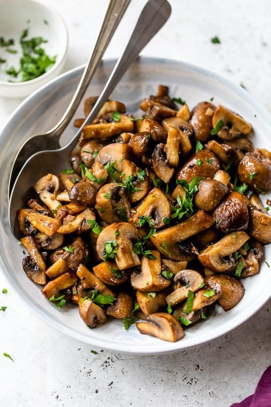Garlic butter mushrooms