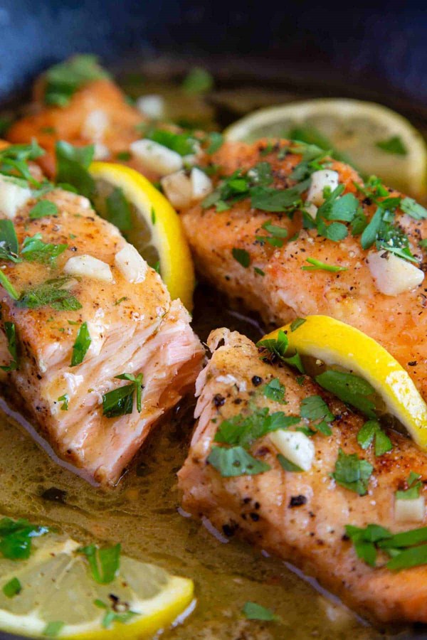 Garlic butter salmon
