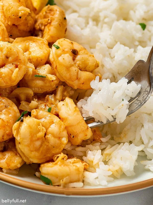 Garlic butter shrimp