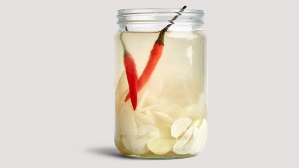 Garlic-chile vinegar